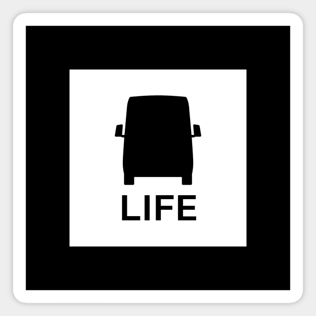 Van Life Logo Magnet by Van Life Garb